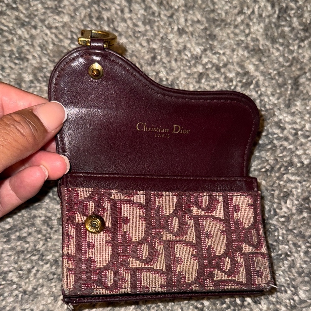 Dior Oblique Saddle Card Holder - Picture 3 of 4